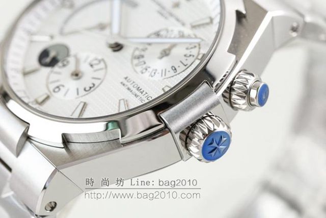 vacheron Constantin手錶 TWA江詩丹頓 縱橫四海多功能腕表 江詩丹頓高端男表  hds1083